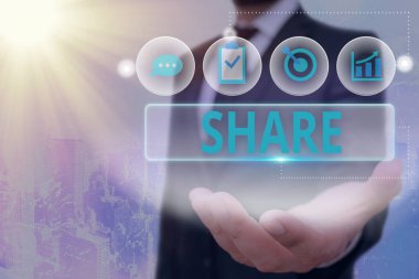 Kelime yazma metni paylaş. Tam veya uygun kısım için iş konsepti veya ayrılmış ya da ait ya da borçlu olunan kısım.