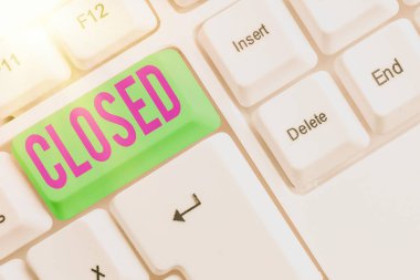 Kapalı olduğunu gösteren bir not yazıyorum. İş fotoğrafı gösterimi bitti ve bu nedenle artık tartışılamıyor. Açılmıyor.