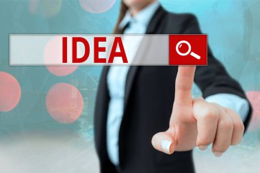 Writing note showing Idea. Business photo showcasing a thought or suggestion as to a possible course of action Suggestion.