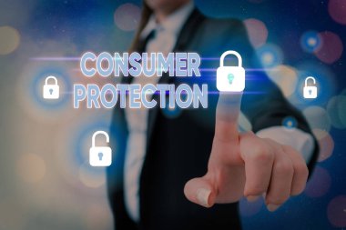 Tüketici korumasını gösteren bir not yazıyorum. Tüketici Haklarının Korunması İçin Adil Ticaret Kanunlarının Fotoğraflandırılması.