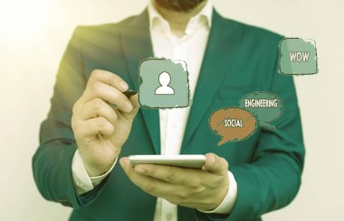 Sosyal Mühendisliği gösteren bir not yazıyorum. İş fotoğraflarında psikolojik manipülasyon sahtecilik yoluyla kazanç sağlıyor..