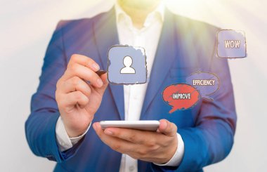 Verimliliği Artırdığını gösteren bir not yazıyorum. İş fotoğrafı gösterme yeterliliği en az çaba israfı ile gösteriliyor.