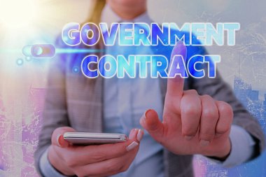 Kelime yazma sözleşmesi hükümet sözleşmesi. Yönetim 'e Hizmet Satma Konsepti Anlaşma Süreci.