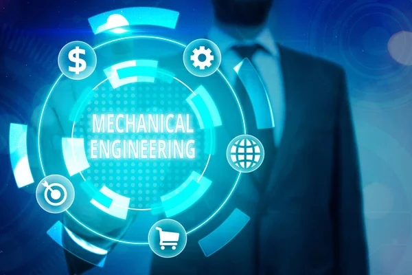 Makine Mühendisliğini gösteren kavramsal el yazısı. Tasarım Üretim Makinelerinin Kullanımıyla ilgili iş fotoğrafı metni.