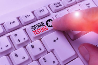 Kelime yazma yazılımı testi. Bir yazılım uygulamasının işlevselliğini değerlendirmek için iş kavramı.