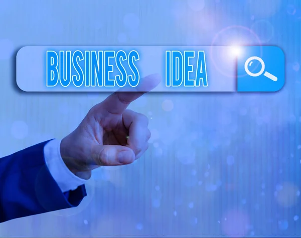 Scrivere una nota che mostra Business Idea. Foto aziendale che mostra il concetto che può essere utilizzato per scopi commerciali . — Foto Stock