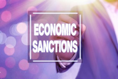 El yazısı Ekonomik Yaptırımlar. Kavram, başka bir ülkenin ticaret savaşına verilen ceza anlamına gelir..