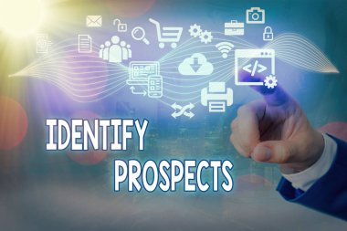 Olasılıkları Tanımla 'yı gösteren kavramsal el yazısı. İş fotoğrafı metni Muhtemel müşteri İdeal Müşteri Müstakbel Bağışçıları.