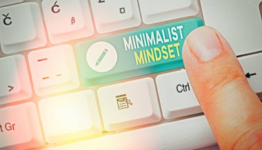 El yazısı Minimalist Zihniyeti. Kavram derken, dağınıklık olmadan hayatın neler sunabileceğinin farkında ol demek istedim..