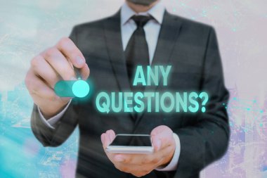 El yazısı herhangi bir soru sorusu. Sorgulama Açıklaması istemek anlamında kavram.