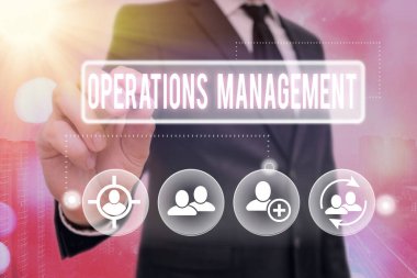 El yazısı metin işletim yönetimi. Üretim ve Tedarik çıktısının girdilerini sağlama anlamına gelen kavram.