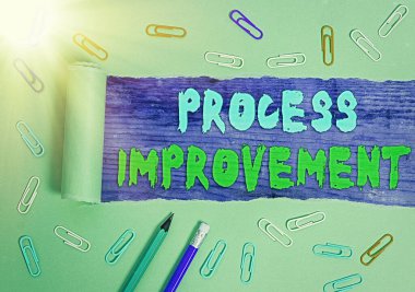 El yazısı yazımı Süreç Geliştirme. Optimizasyon anlamına gelen kavram Kalitenin Yeni Kota Standartlarını Karşıla.