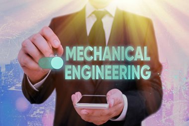 Mekanik Mühendisliği el yazısı. Tasarım Üretim Kullanımı ile ilgili kavram anlamı.