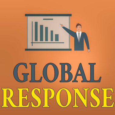 Global Response 'u gösteren bir not yazıyorum. İş fotoğraflarının gösterilmesi, materyallerin etki noktasından uzaklaştığını gösteriyor İş Elbiseli Adam 'ın Tahta Çubuğu Çizelgesi Kopyalama Alanını göstermesi.