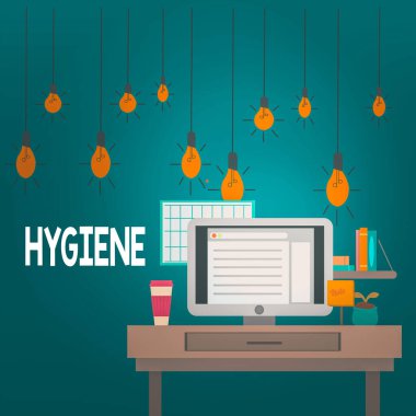 Sözcük yazma hijyeni. İç Çalışan Uzay İstasyonu Teknik Kişilik kavramının sağlık fotoğrafının kurulması ve bakımı bilimi üzerine çalışma kavramı.