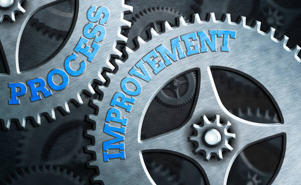 Conceptual hand writing showing Process Improvement. Business photo text Optimization Meet New Quotas Standard of Quality.