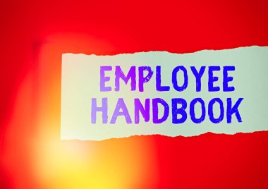 Çalışanların El Yazıları El Kitabı. Şirket işletim prosedürlerini içeren belge anlamında kavram.