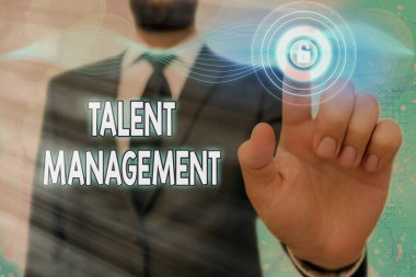 El yazısı Yetenek Yönetimi. Konsept, yetenekli çalışanların işe alınması ve tutulması anlamına gelir..