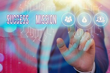 Başarı Görevini gösteren kavramsal el yazısı. İş fotoğrafı gösterimi, görevi hatasız bir şekilde mükemmel bir şekilde yerine getiriyor..