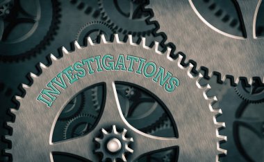 Soruşturmaları gösteren bir not yazıyorum. İş fotoğrafı gösterimi Bir şey hakkında resmi eylem veya sistematik inceleme.