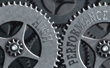 El yazısı Yüksek Performans. Kavram, organizasyon geliştirme anlamına gelir..