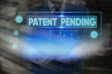 Patent bekleyen el yazısı metni. Kavram anlamı istek zaten dosyalanmış ama takip koruma sağlanmamış.