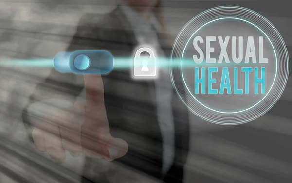 Fogalmi kézírás, ami szexuális egészséget mutat. Üzleti fotó bemutatása Egészségesebb test Kielégítő szexuális élet Pozitív kapcsolatok. — Stock Fotó