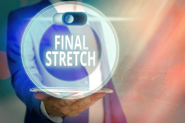 El yazısı son esneme. Kavram anlamı Son Bacak Yuvarlak Son Sahne Finali Sonucu.