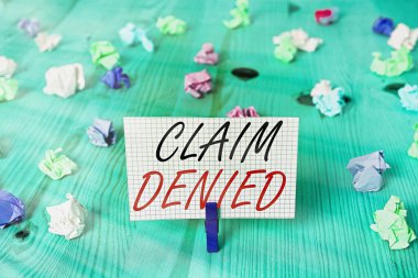 Kelime yazma metni talebi reddedildi. Faturanın geri ödenmesi için iş konsepti reddedildi.