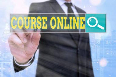 Kelime yazma kursu çevrimiçi. Elektronik Eğitim Uzaktan Çalışma Dijital Sınıfı için İş Konsepti.