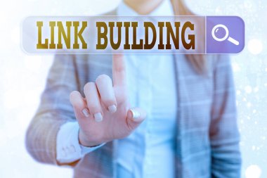 Link Building 'in el yazısı metni. SEO Dönem Değişimi Bağlantı Bağlantıları İndekslemesi anlamına gelen kavram.