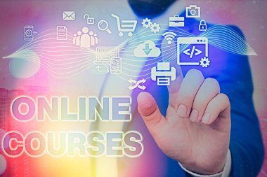 El yazısı metin çevrimiçi kurslar. Resmi eğitimde devrim anlamına gelen kavram İnternet yoluyla öğrenme.