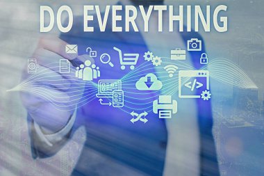 Kelime yazma metni Her şeyi yapın. Jack tüm Esnaf Benlik Saygısı Ego Pride No Limits için İş kavramı.