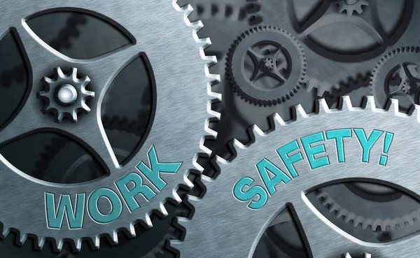 Texto para escrita de palavras Work Safety. Conceito de negócio para políticas e procedimentos em vigor para garantir a saúde dos trabalhadores . — Fotografia de Stock