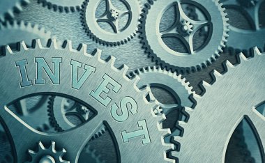 Yatırımcı olduğunu gösteren bir işaret. Kar elde etme umuduyla kavramsal fotoğraf ticareti girişimi.