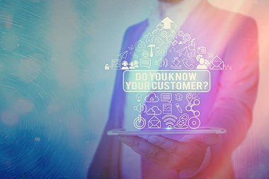 Müşteri Sorunu 'nu Tanıyor musun? Kavram, hizmet anlamına gelir ilgili bilgilerle müşterileri tanımla.