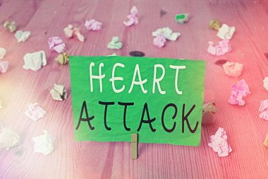 Kelime yazma kalp krizi. Koroner trombozun ani oluşumu için iş kavramı ölümle sonuçlanır..