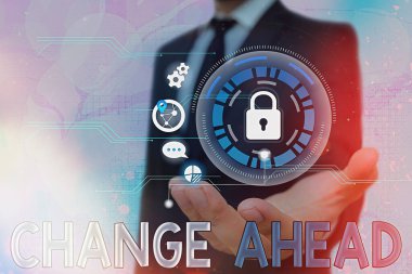 Word yazma metni İleri değiştirin. Başka bir Farklı ol ile değiştirmek veya değiştirmek için iş konsepti.