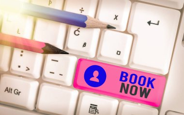 Book Now 'ı gösteren bir not yazıyorum. İş fotoğraflarının gösterileceği kesin, çünkü çoktan satın almışsınız..