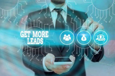 El yazısı daha çok ipucu bul. Daha fazla müşteri edinmek ve hedef satışlarınızı arttırmak anlamına geliyor..