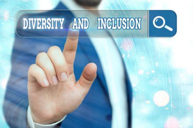 Çeşitlilik ve İçerik 'in el yazısı metinleri. Kavram aralığı farkı ırk cinsiyetini içerir.