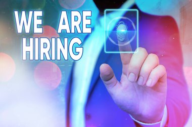 El yazısı metin Biz Işe vardır. Kavram son zamanlarda birini istihdam veya belirli bir iş yapmak için birisi ödeme anlamına gelir.