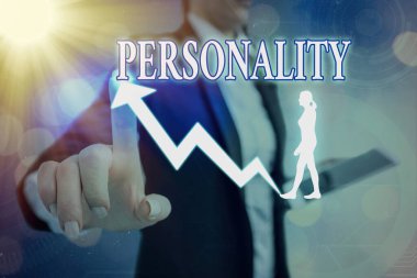 El yazısı metin Kişilik. Birey karakterini oluşturan kavram anlamı kombinasyon özellikleri.