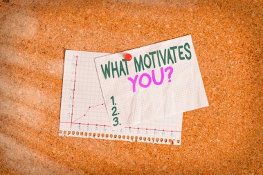 Youquestion 'u neyin motive ettiğini gösteren kavramsal el yazısı. İş fotoğraflarının sergilenmesi, neden her sabah mantar pano büyüklüğünde kağıt raptiye panosu panosunda uyanmak istediğinizi bilir..