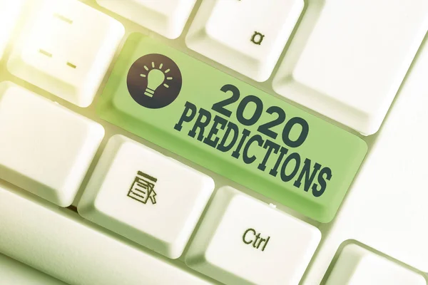 2020 년 - 대한민국의 배우 이병헌. 여러분 이 생각하는 2020 년에 무슨 일 이일어날지에 대한 진술에 대한 비즈니스 개념. — 스톡 사진