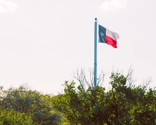 Texas Flag at Sunset