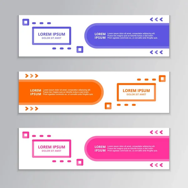 Moderne abstrakt form, Business Banner skabelon, Corporate Design – Stock-vektor