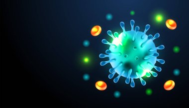 Corona Virüsü 2020. Wuhan virüs hastalığı. Covid-19 salgını ve koronavirüs gribi geçmişi. Coronavirus 2019-ncov. Pandemik sağlık riski konsepti. Pankart ve bilgi grafik vektörü için mükemmel