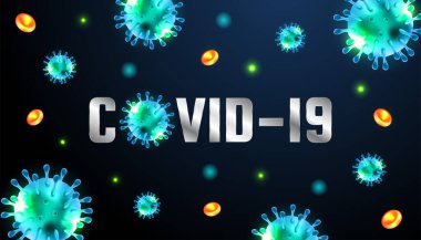 Corona Virüsü 2020. Wuhan virüs hastalığı. Covid-19 salgını ve koronavirüs gribi geçmişi. Coronavirus 2019-ncov. Pandemik sağlık riski konsepti. Pankart ve bilgi grafik vektörü için mükemmel