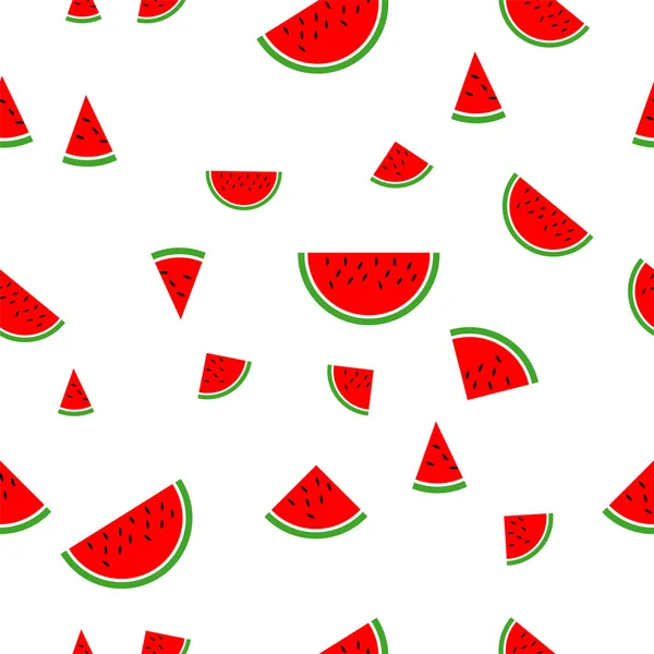 Karpuz desen beyaz arka plan.